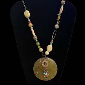 Silpada Kabkaban Wood Leaf Necklace N1855